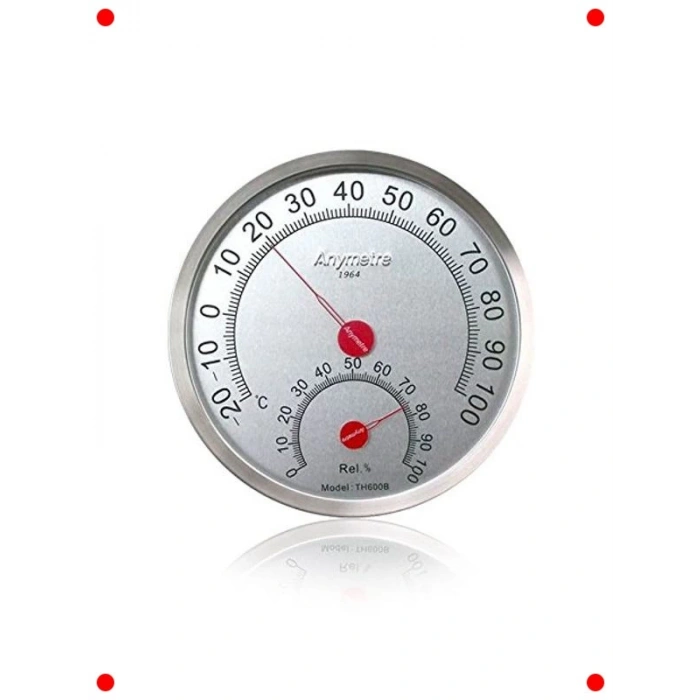 Siyah Dijital Termometre ve Nem Ölçer Higrometre