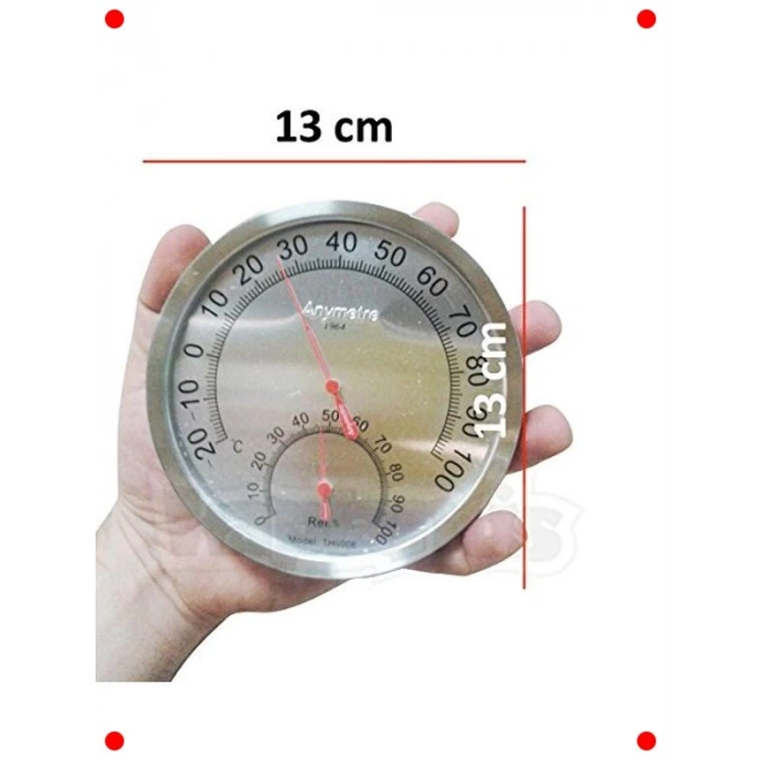 Siyah Dijital Termometre ve Nem Ölçer Higrometre