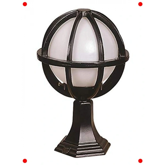 Siyah Dış Ortam Aydınlatma - E27, Alünyum, 25cm
