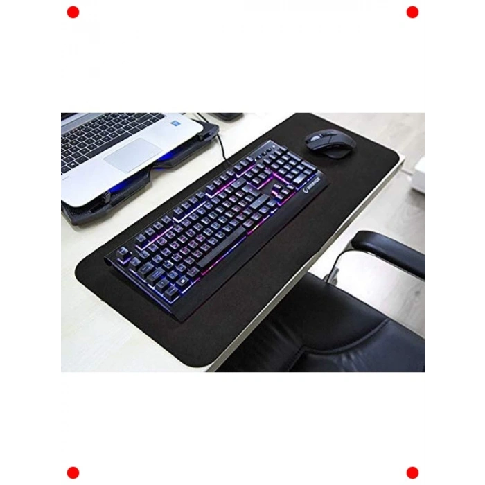 Siyah Geniş Oyuncu Mouse Pad