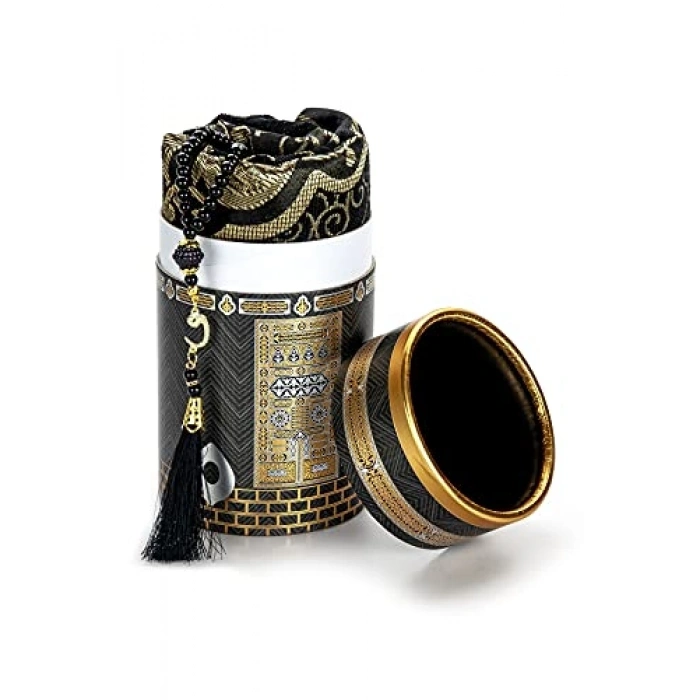 Siyah Kabeli Silindir Kutu Seccade Seti