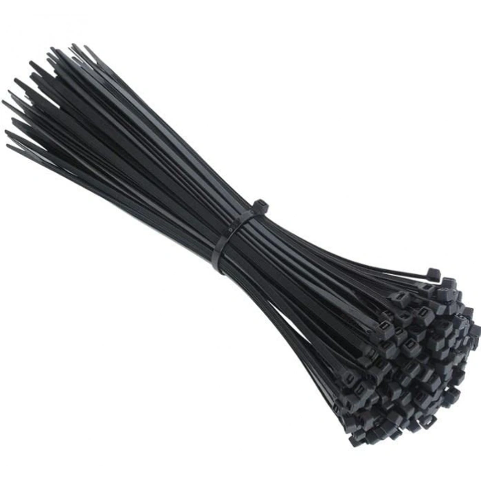 Siyah Kablo Bağı, 3.6x250 mm 100 Adet