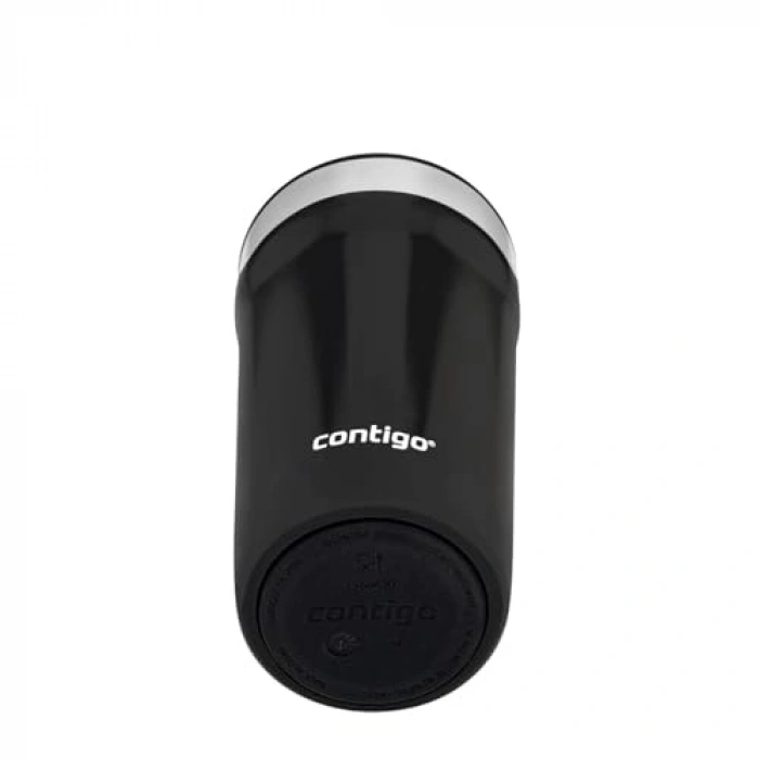 Siyah Kapasiteli 470 ml Çift Katmanlı Paslanmaz Çelik Kupa