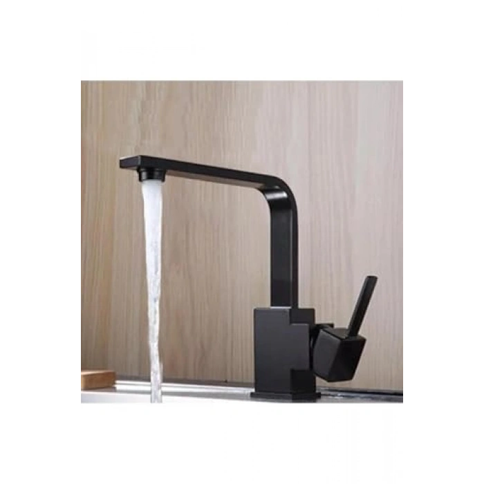 Siyah Kare T-x Lavabo, Modern Tasarım