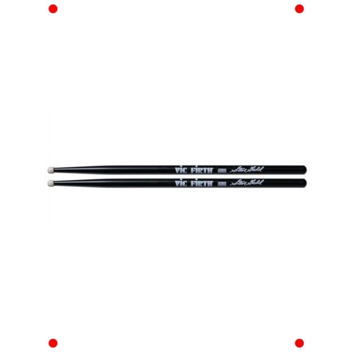 Siyah Naylon Uçlu Davul Bagetleri (Çift)