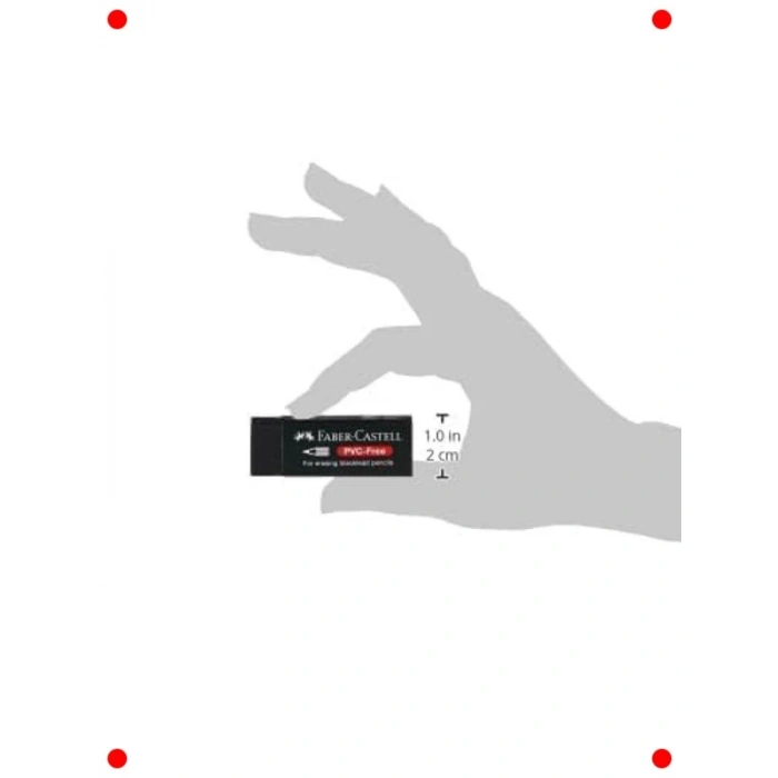 Siyah Öğrenci Silgisi - Kolay ve Temiz Silme