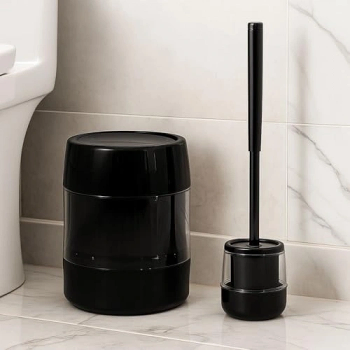 Siyah Premium Çöp Kovası, Şık ve Fonksiyonel