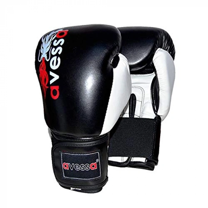 Siyah Renk 4 oz Boks Eldiveni, Ring Kullanımı İçin