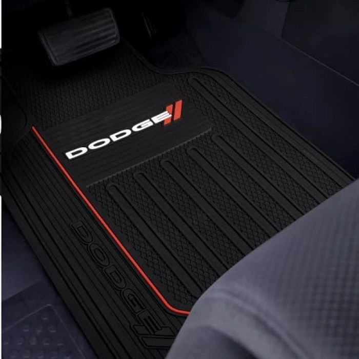 Siyah Renk Otomotiv Paspas Seti, Elite Dodge Tasarımı
