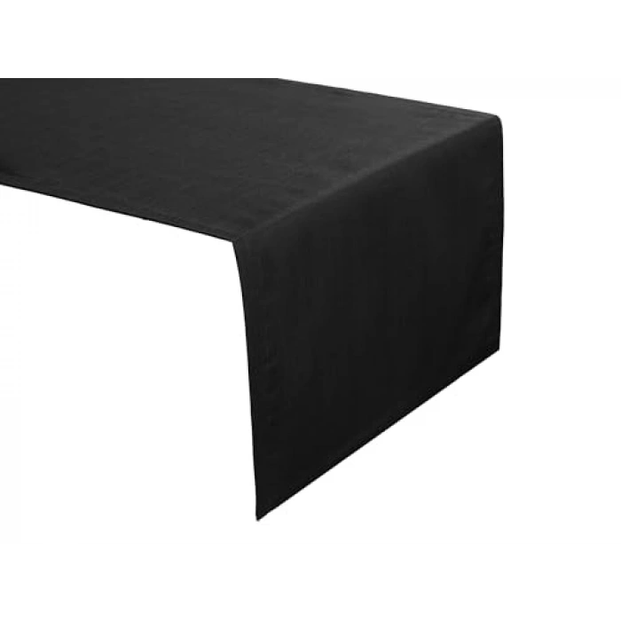 Siyah Renkli 45x150 cm Modern Runner, Dekoratif Masa örtüsü