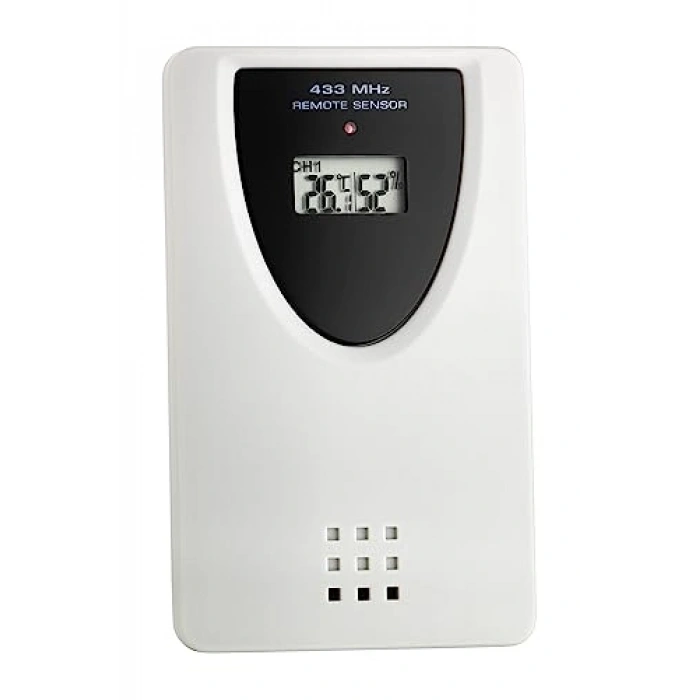 Siyah Renkli Twin Telsiz Termometre Nem Ölçer