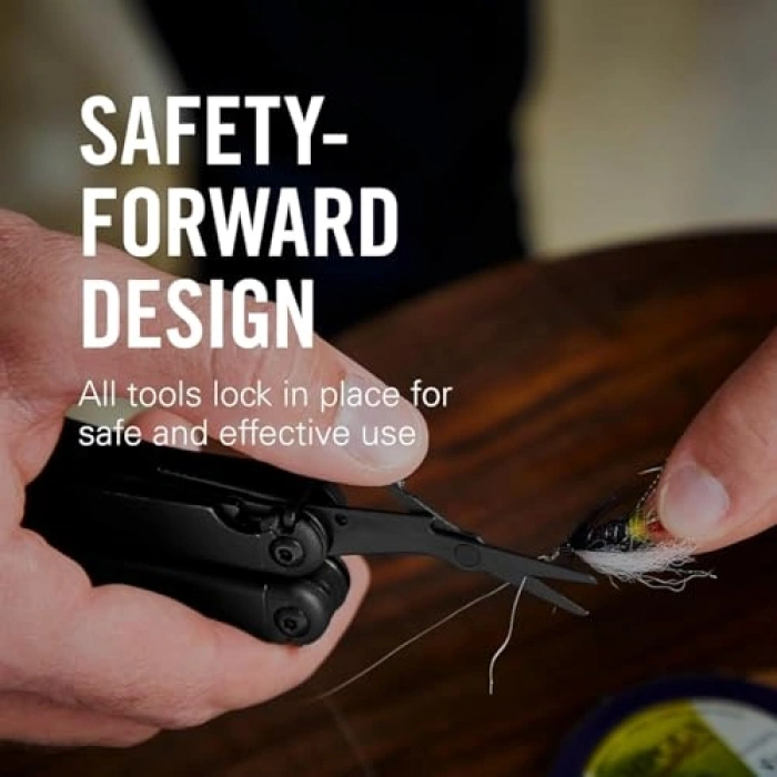 Siyah Renkli Wave Multitool, Çok Amaçlı Kullanım İçin Tasarlandı