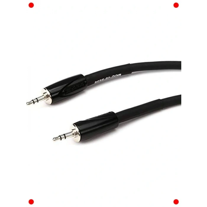 Siyah Seri 3,5 mm TRS Ara Bağlantı Kablosu