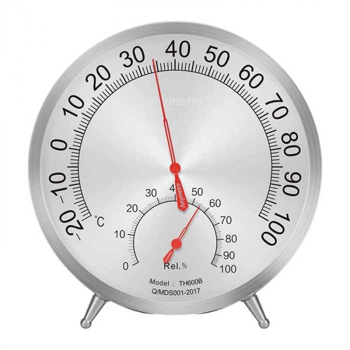 Siyah Termometre ve Nem Ölçer, Pratik Higrometre Modeli