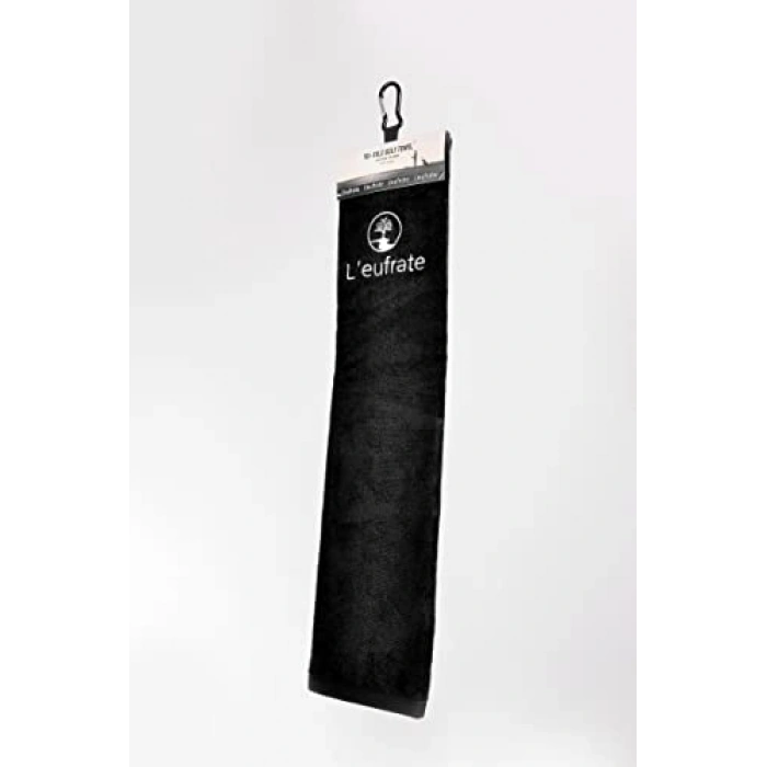 Siyah Tri-Fold Golf Havlusu, Golf Oyunları İçin