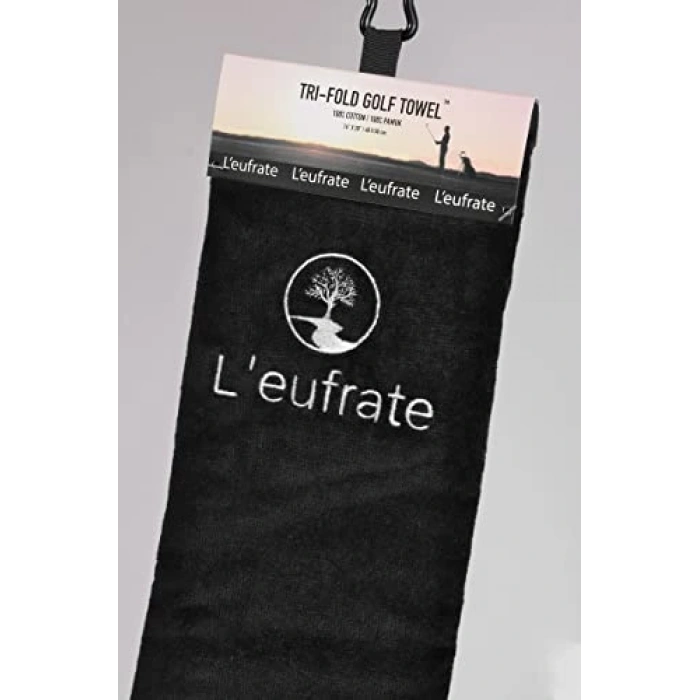 Siyah Tri-Fold Golf Havlusu, Golf Oyunları İçin