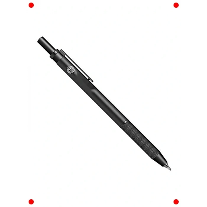 Siyah Versatil Kalem 0.5 mm Döner Mekanizmalı