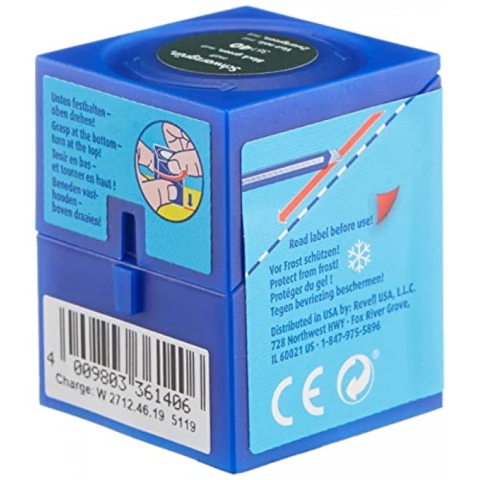 Siyah Yeşil Su Bazlı Maket Boyası, 18 Ml