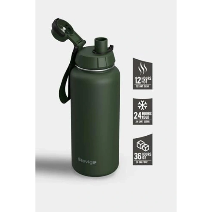 Sızdırmaz Çelik Termos, 1000 ml, Taşınabilir ve Dayanıklı