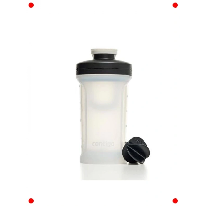 Sızdırmaz Karıştırıcı Shaker Şişe 590 ml - Siyah