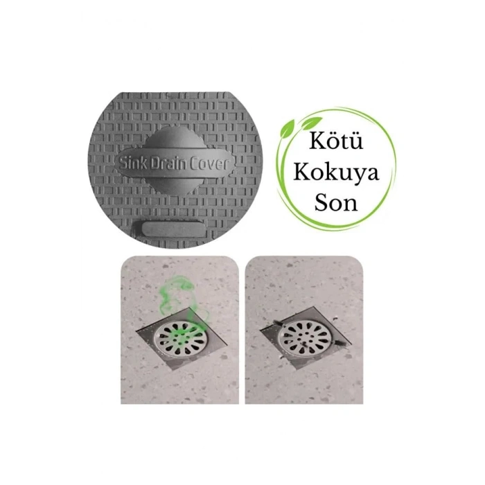 Sızdırmaz Lavabo Tıkacı, Kötü Koku Giderici Silikon Mat