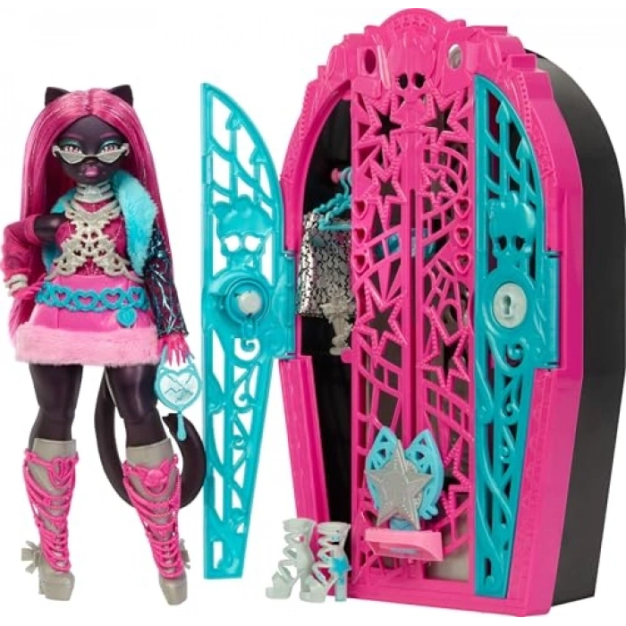 Skulltimate Sırları Temalı Catty Noir Figürü, Monster High Koleksiyonu