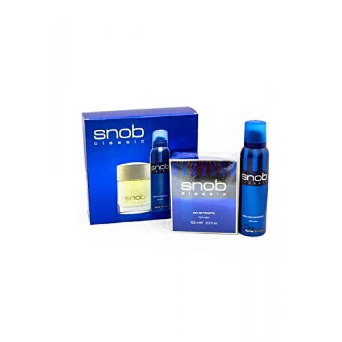 Snob Classic EDT+Deodnt Gift Set, 250 ml