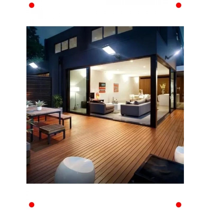 Solar 60W Sensörlü Dış Mekan Aydınlatma ve Kumanda