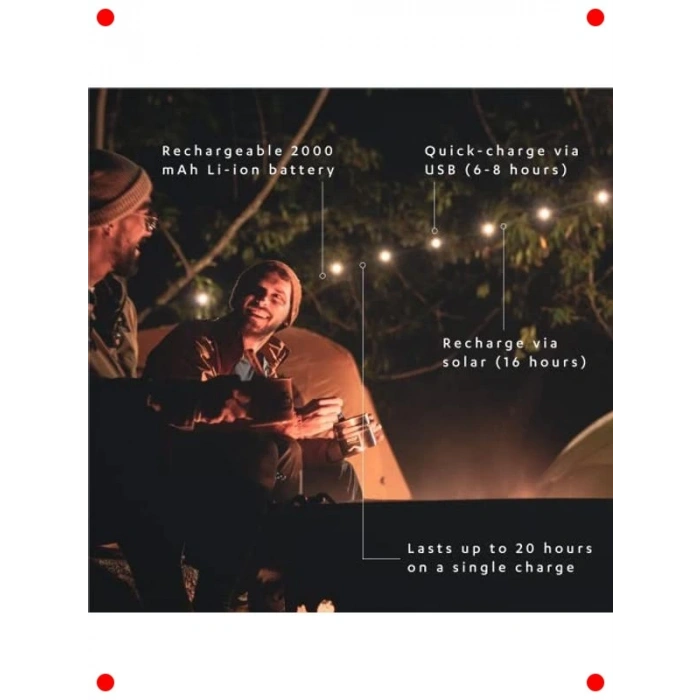 Solar Dize Işıklar (5,49 Metre)