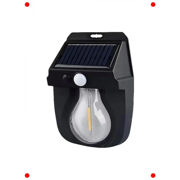 Solar Güneş Enerjili Hareket Sensörlü LED Duvar Apliği