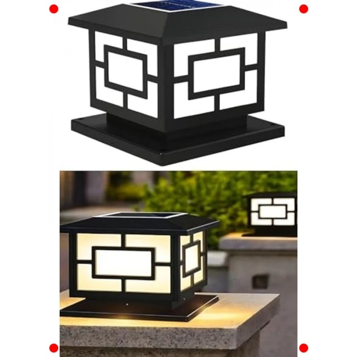 Solar Güneşli Bahçe Aydınlatması (2 Adet, Küp)