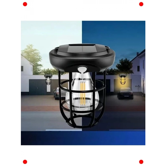 Solar Hareket Sensörlü Dış Mekan Aydınlatma