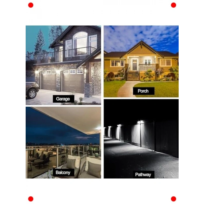 Solar Hareket Sensörlü LED Lamba