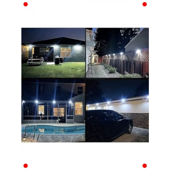 Solar LED Bahçe Lambası | 100 LED Harekete Duyarlı