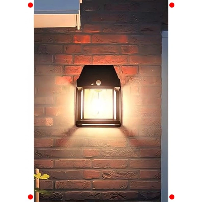 Solar LED Hareket Sensörlü Dış Mekan Bahçe Lambası