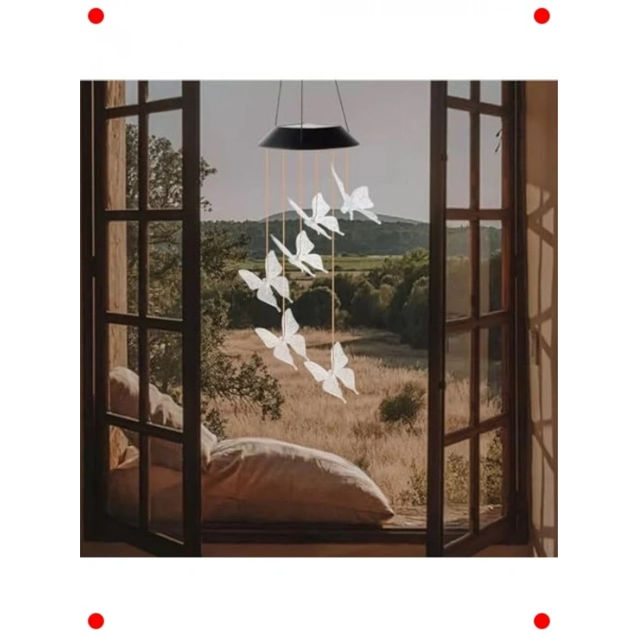 Solar Renk Geçişli Kelebek Aydınlatma