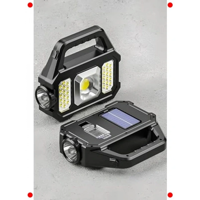 Solar Şarjlı Kamp Feneri ve Powerbank