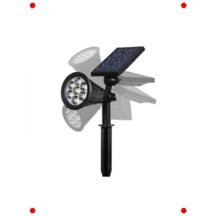 Solar Yeşil LED Bahçe Aydınlatması - 7W, IP65