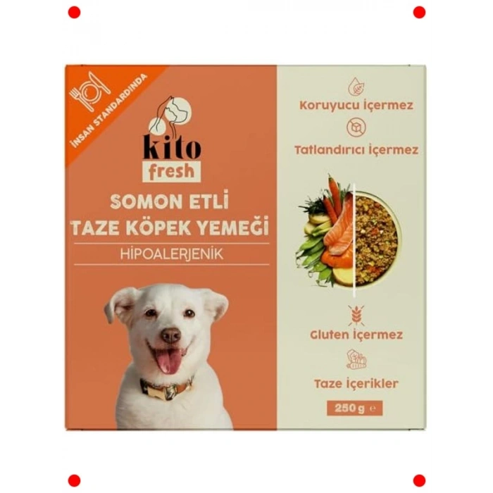 Somon Etli Taze Köpek Yemeği 250gr