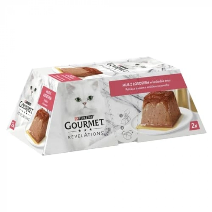 Somonlu Kedi Maması, 2 x 57 Gr, Lezzetli İkram