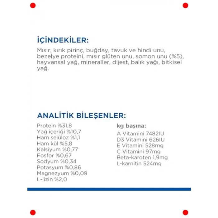 Somonlu Kısırlaştırılmış Yetişkin Kedi Maması 3 Kg