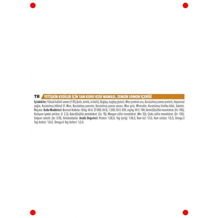 Somonlu Kuru Kedi Maması 3 Kg