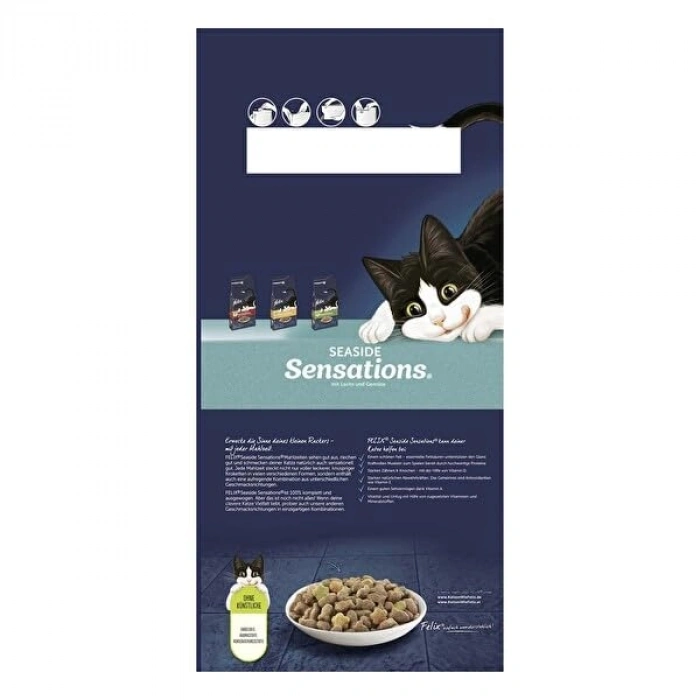 Somonlu Sebzeli Kuru Kedi Maması, 2 Kilogram Paket