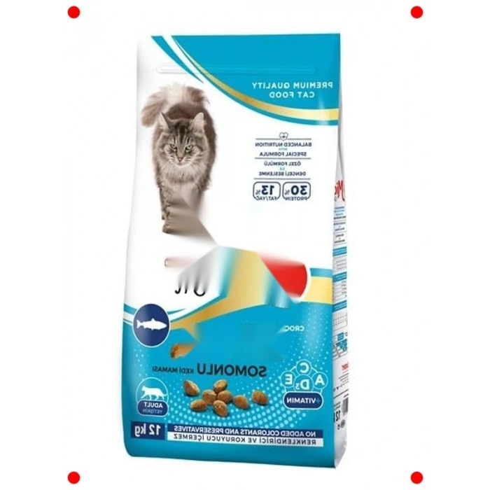 Somonlu Yetişkin Kedi Kuru Maması 12 Kg