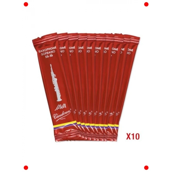 Soprano Saksafon Kırmızı Kesim Kamışları - 2 Sertlik