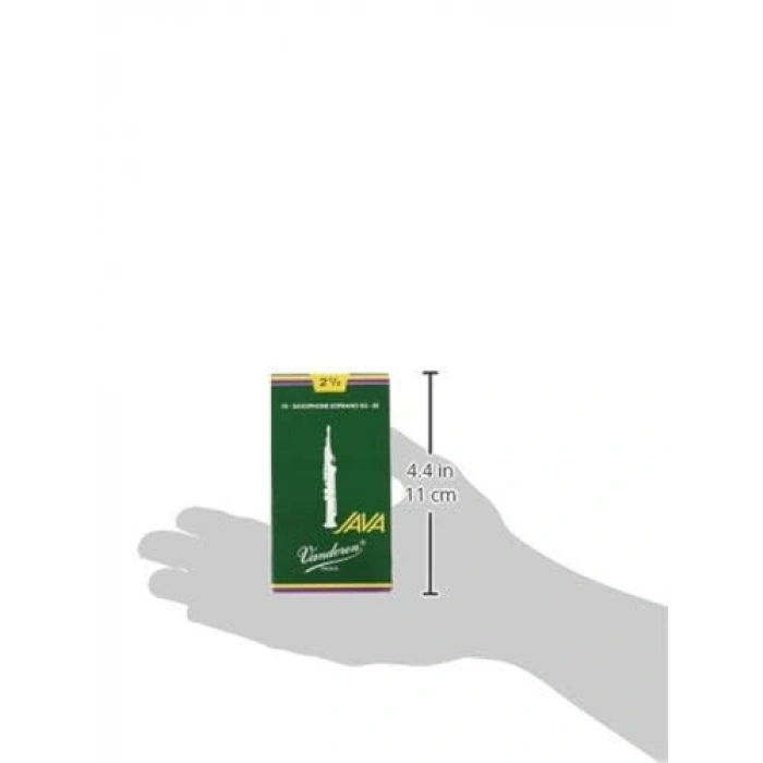 Soprano Sax JAVA Reeds, Strength 2.5, 10lu Kutu