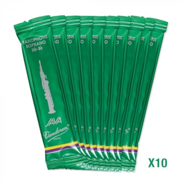 Soprano Sax JAVA Reeds, Strength 2.5, 10lu Kutu
