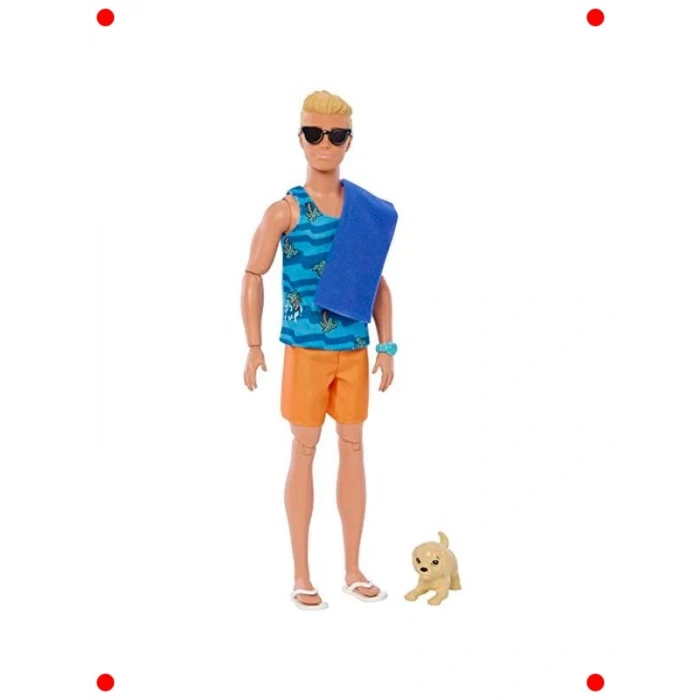 Sörf Tahtalı Plaj Bebeği ve Aksesuarları