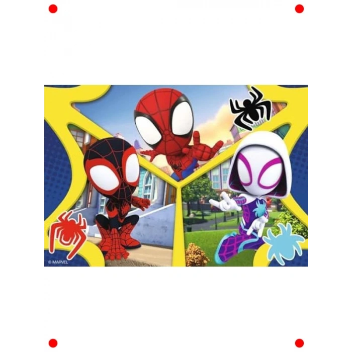 Spidey Temalı 2x24 Parça Çocuk Puzzle