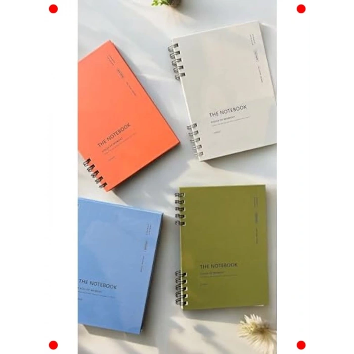 Spiralli A5 Noktalı Defter - 80 Yaprak